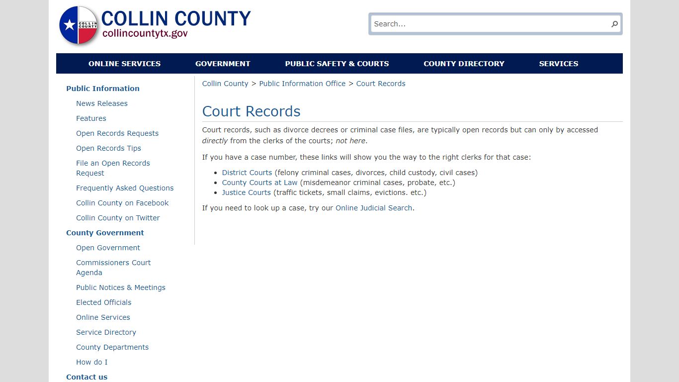 Public Information Office - Collin County